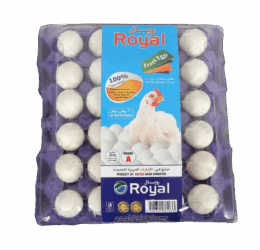 Royal Fresh White Eggs 30s
