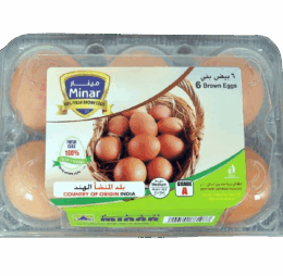 Minar Brown Eggs 6s