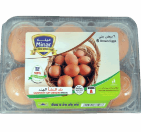 Minar Brown Eggs 6s